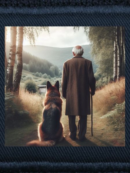 Deutscher Schäferhund Kunst