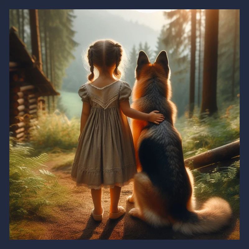 Deutscher Schäferhund Kunst