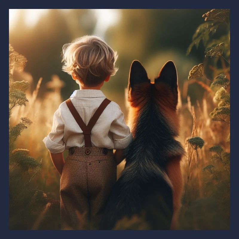 Deutscher Schäferhund Kunst