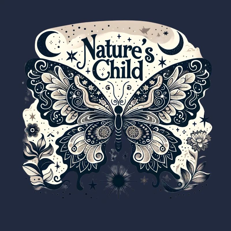 Nature's Child Butterfly Pattern
