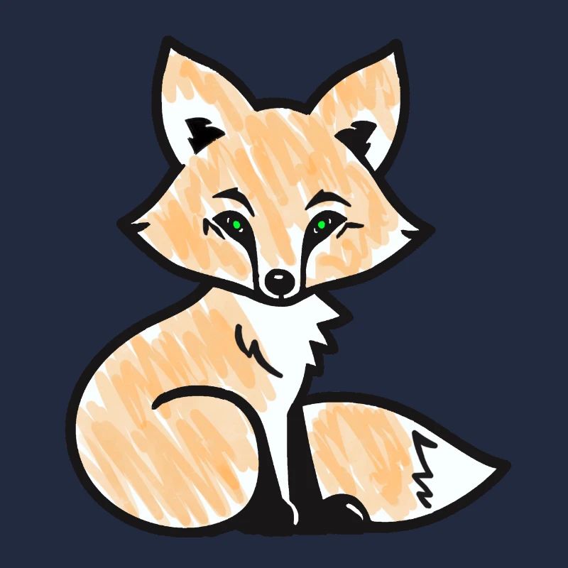 Red Fox (Black)