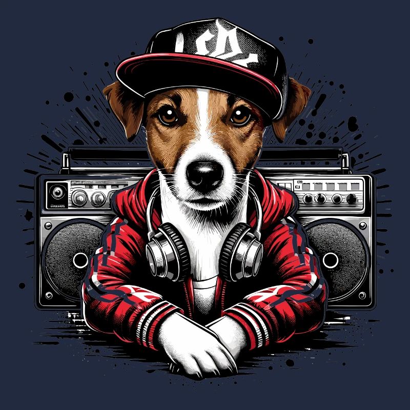Jack Russell Terrier Ghetto Blaster Cadeau