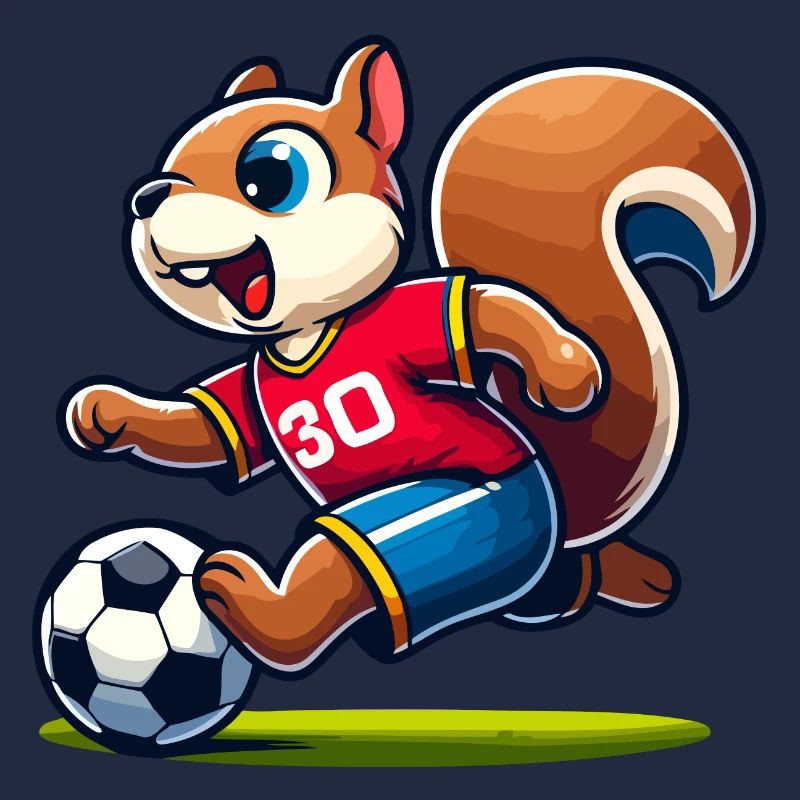 Scamper Striker: The Soccer Squirrel