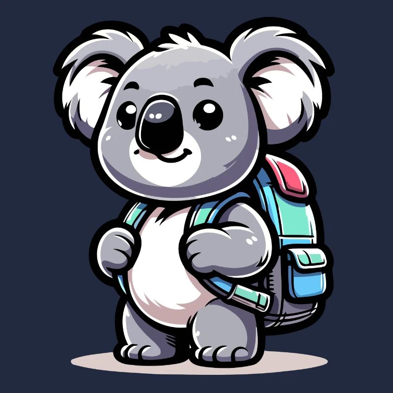 Backpacker-Koala: Der Globetrotter-Kumpel