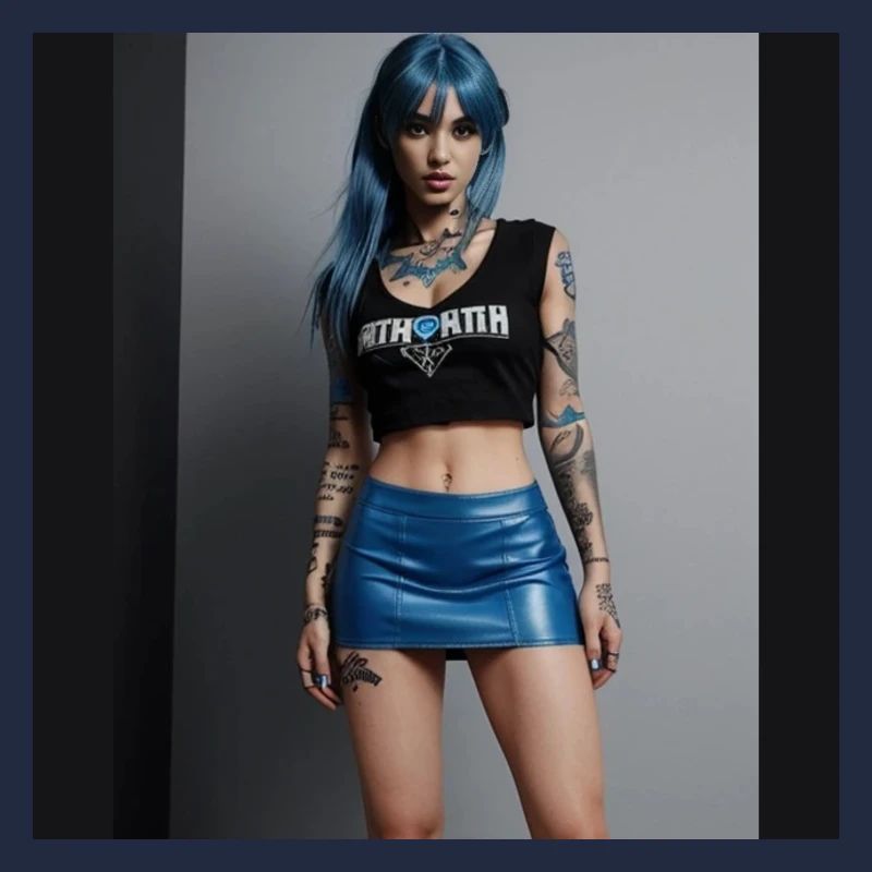 Rebellisches Mädchen