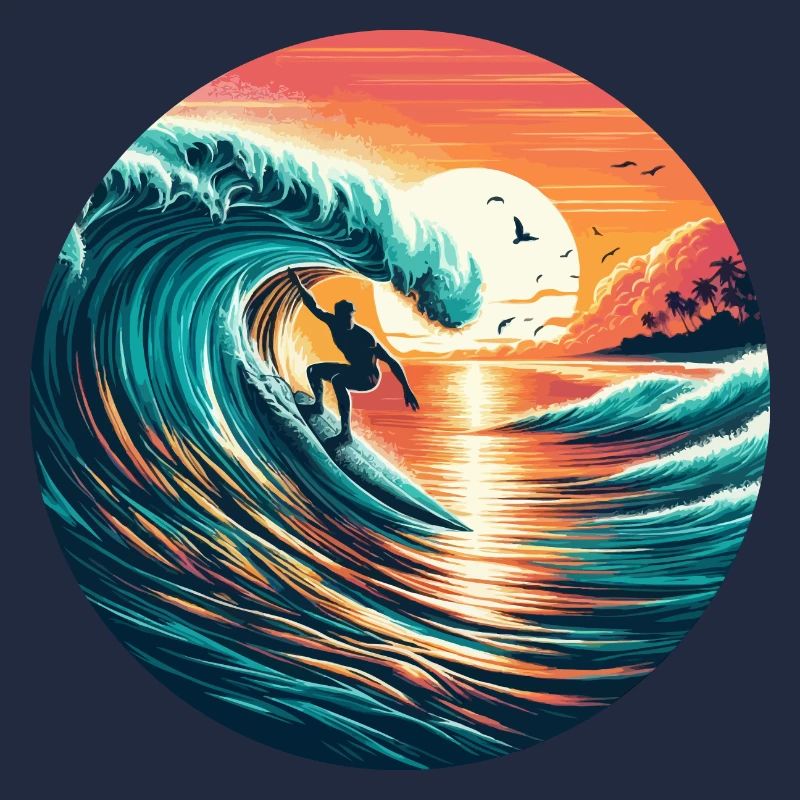Sunset Surfer