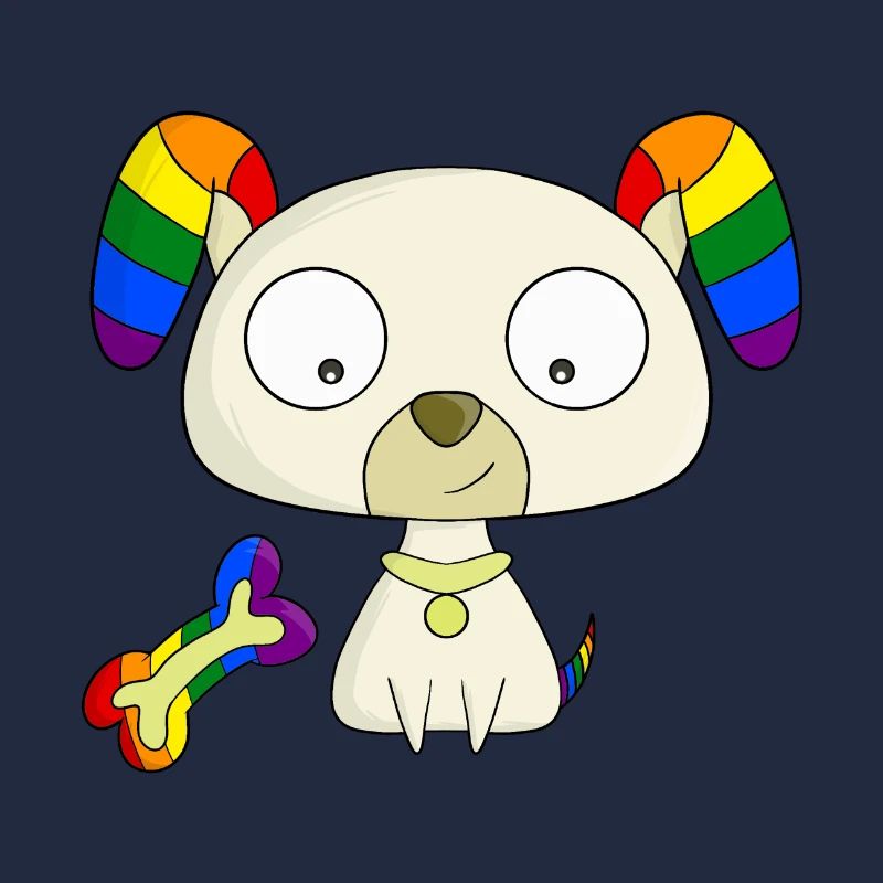 Regenbogen-Welpe