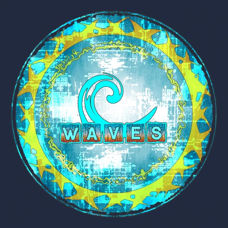 Abstract Waves Pattern