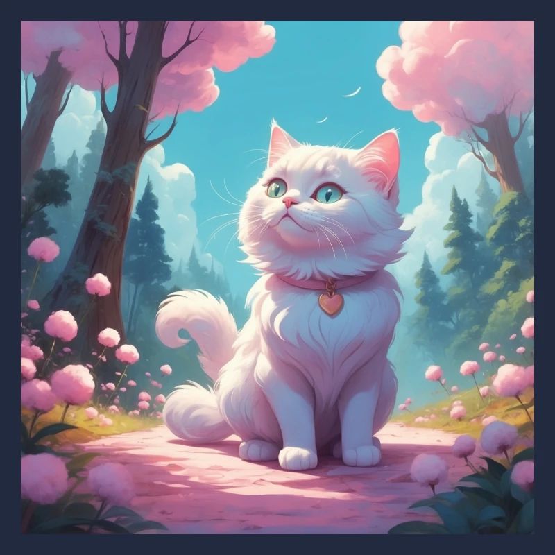 Kitten in the forest