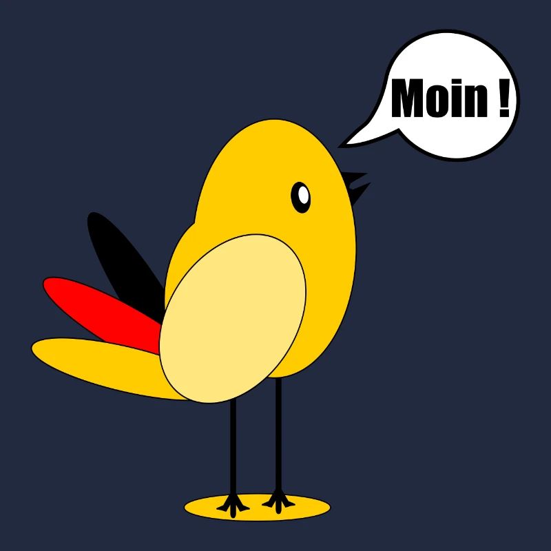 Germany Flag Bird Moin
