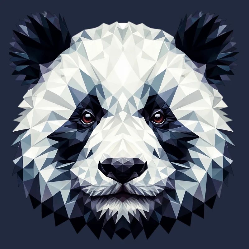 Polygonaler Panda