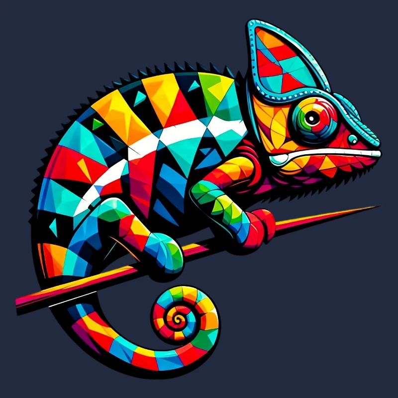Caméléon arlequin