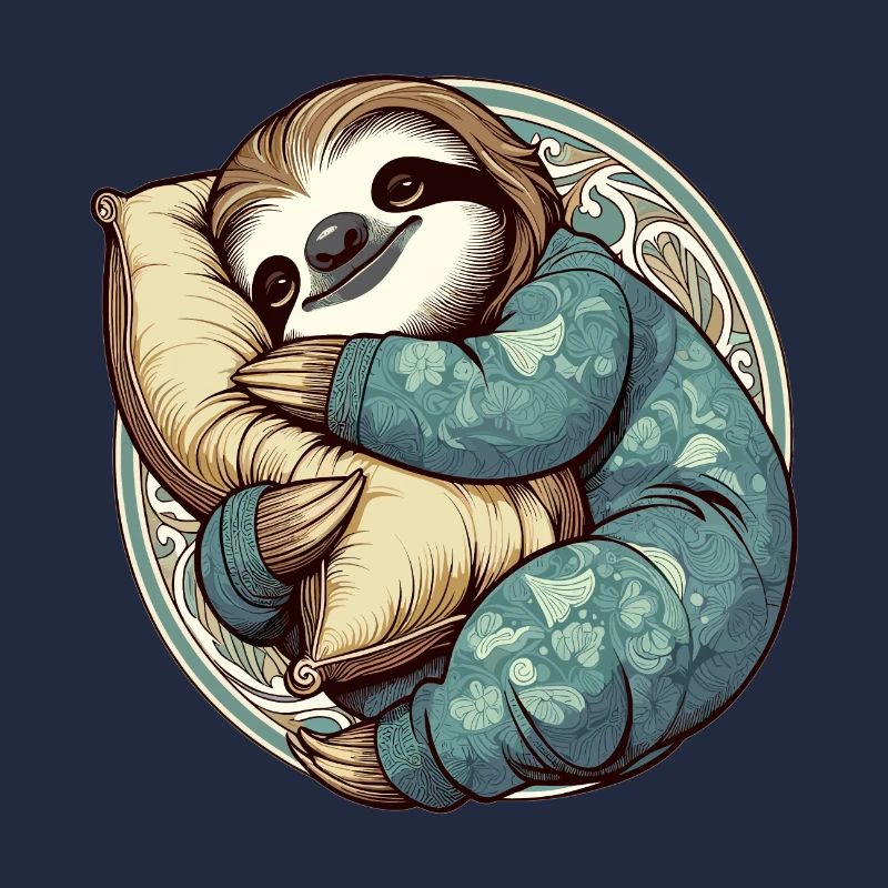 Sloth Sleeping Passion Gift