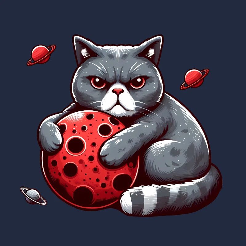 Cat Apocalypse: Grumpy Mood Cat