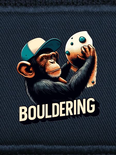 Bouldern Schimpanse Klettern Geschenk