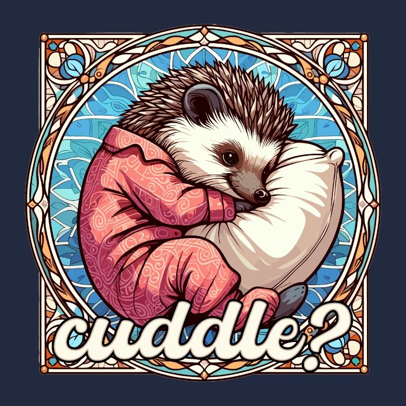 Hedgehog Cuddle Cuddly Pillow Gift