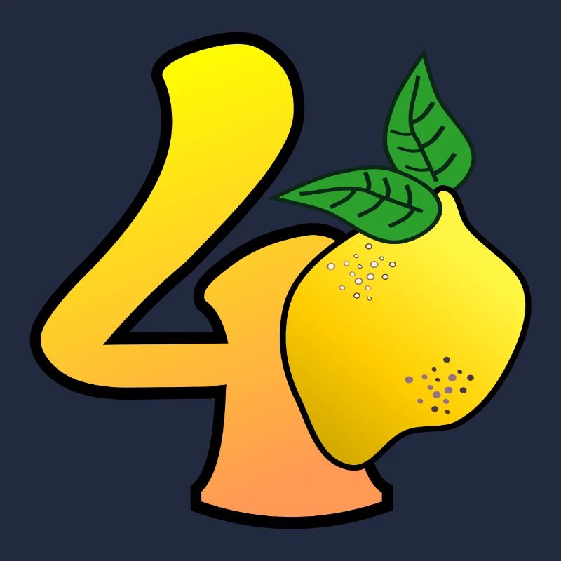 40. Geburtstag - Vierzig - Zitronen