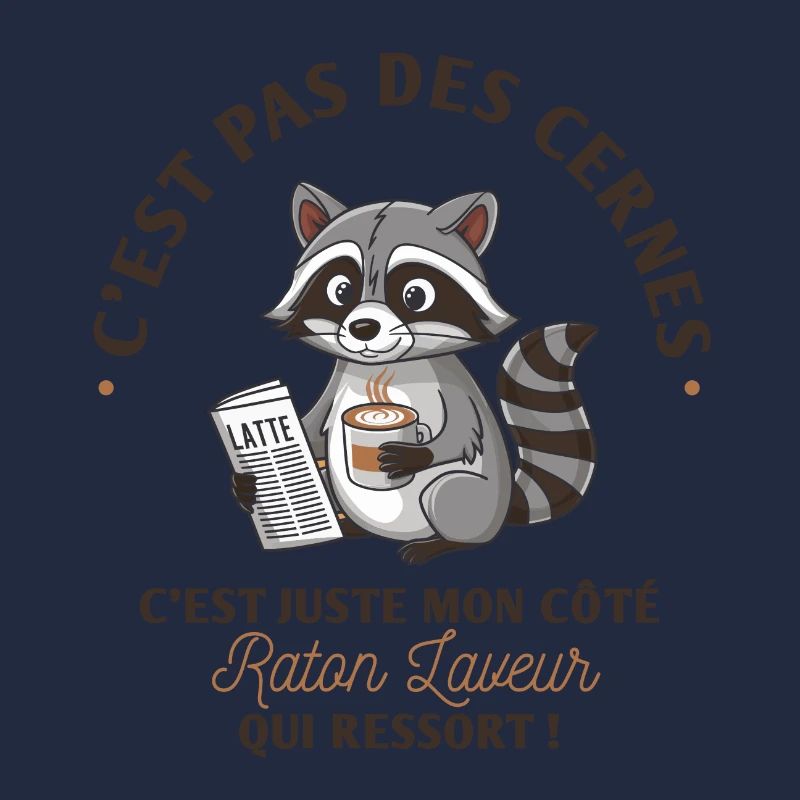 C'est pas des cernes, c'est mon côté raton laveur