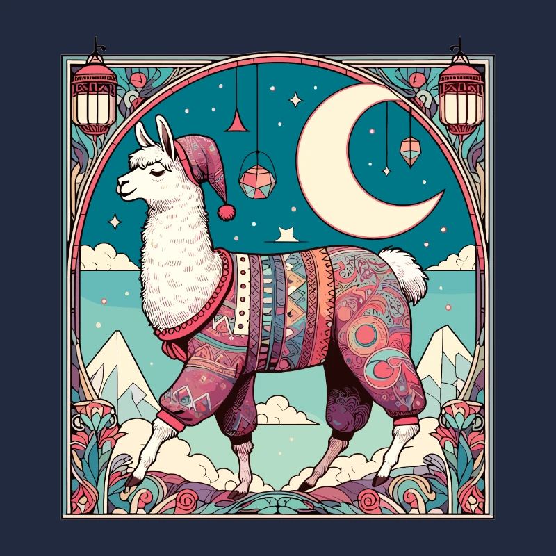 Cadeau de pyjama lama