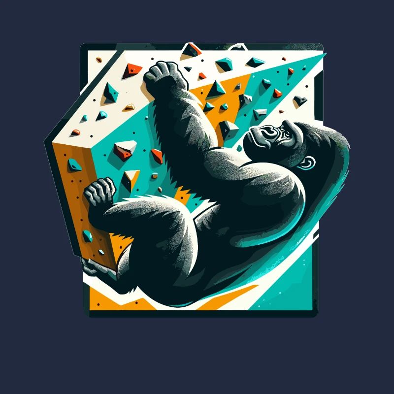 Bouldern Gorilla Geschenk