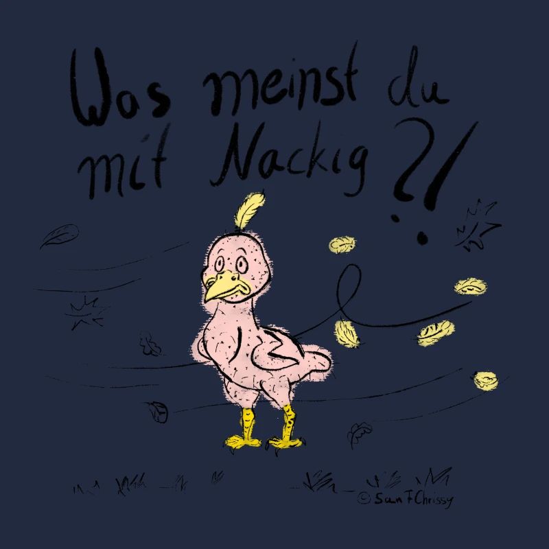 Ein Mausender Vogel im Herbstwind in Farbe