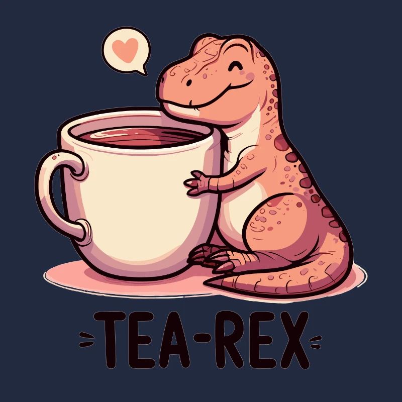Tea Rex Tea Rex Tea Drinker Gift