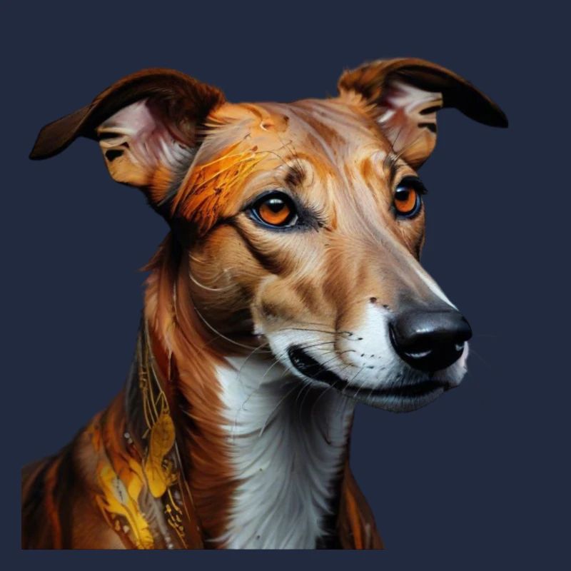 Herbstwindhund Porträt