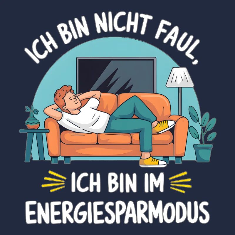 Power Saving Mode Humor Design