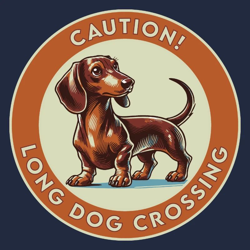 Prudence! Longue traversée pour chiens