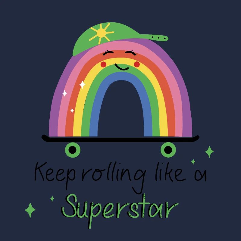 Continuez à rouler comme une superstar - Rainbow Skate