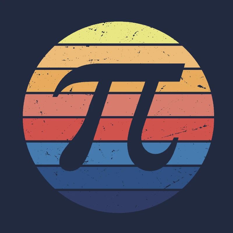 Mathe Pi Retro