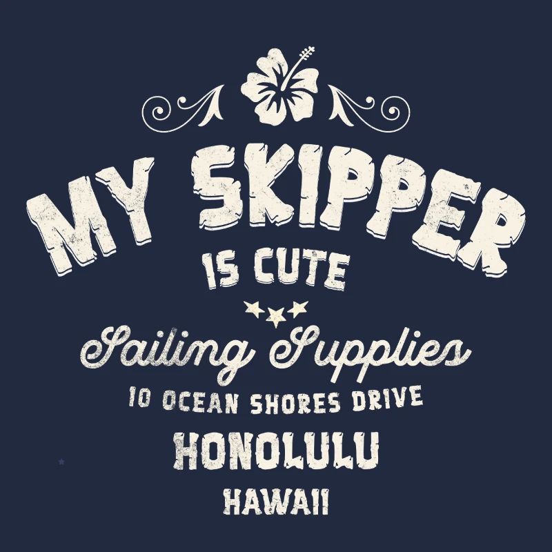 Hawaiian Beach Design for T-Shirts