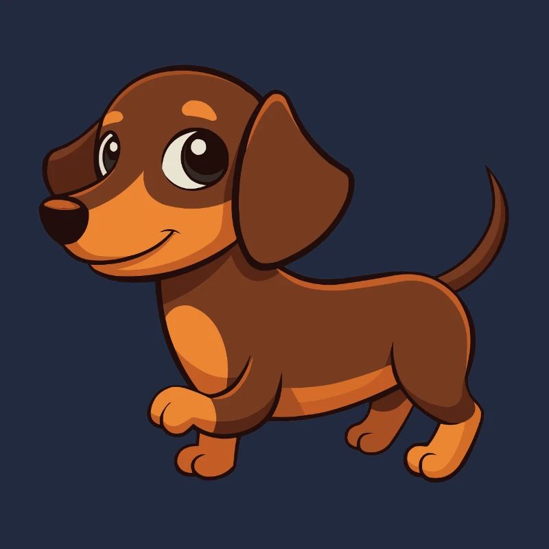 Cartoon Dackel