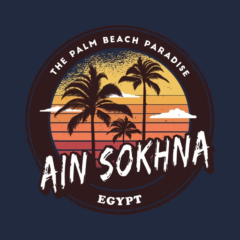 Ain Sokhna Egypt Beach Palm Trees Design