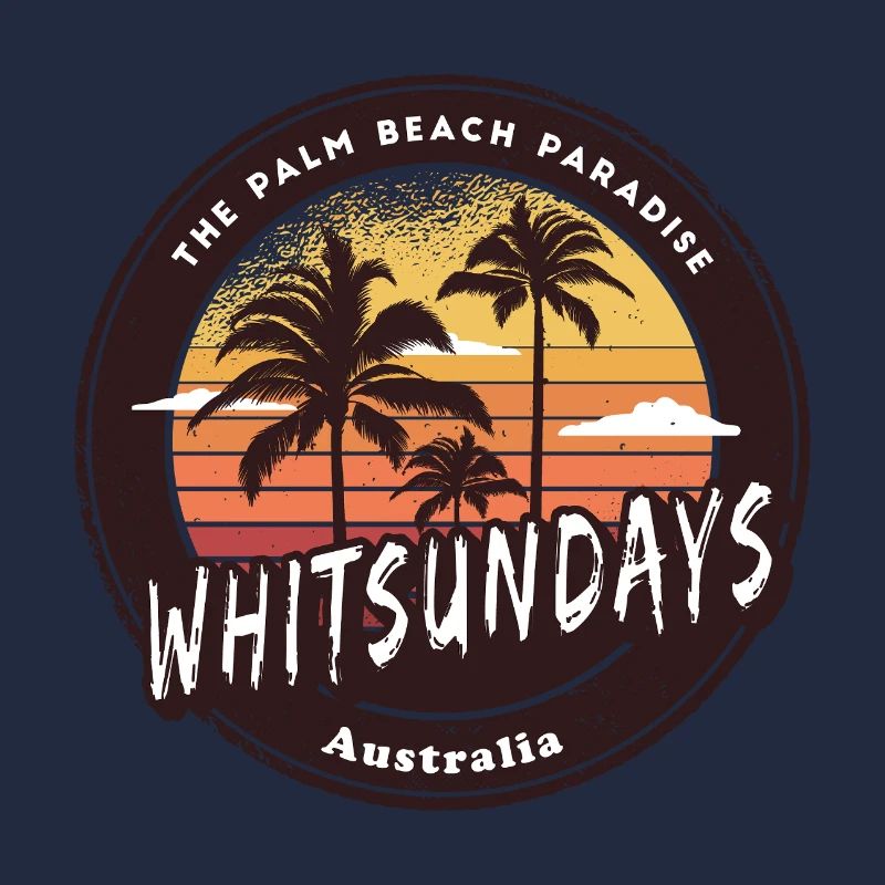 Whitsundays Australien Palmen Design