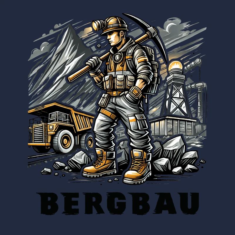 Harte Arbeit im Bergbau