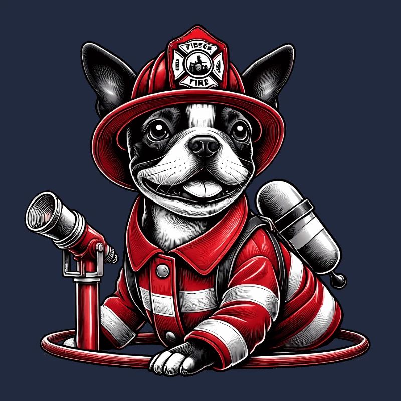 Bostie Feuerwehrhund