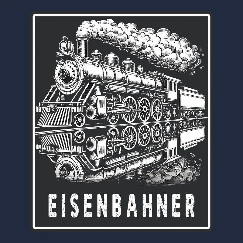 Dampflok Eisenbahner Retro