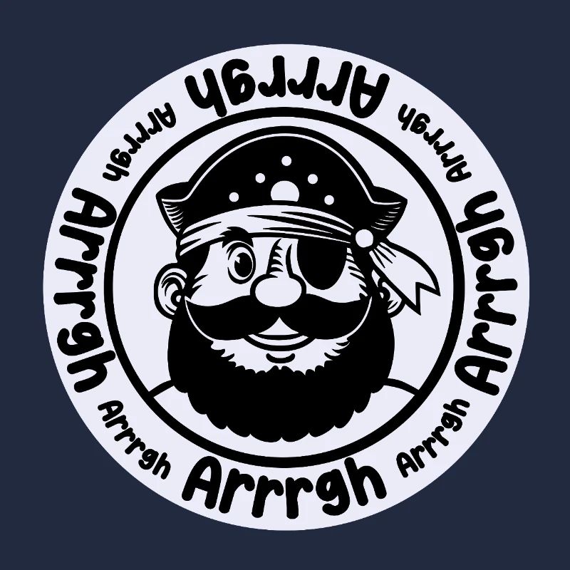 Lustiger Pirat mit Augenklappe