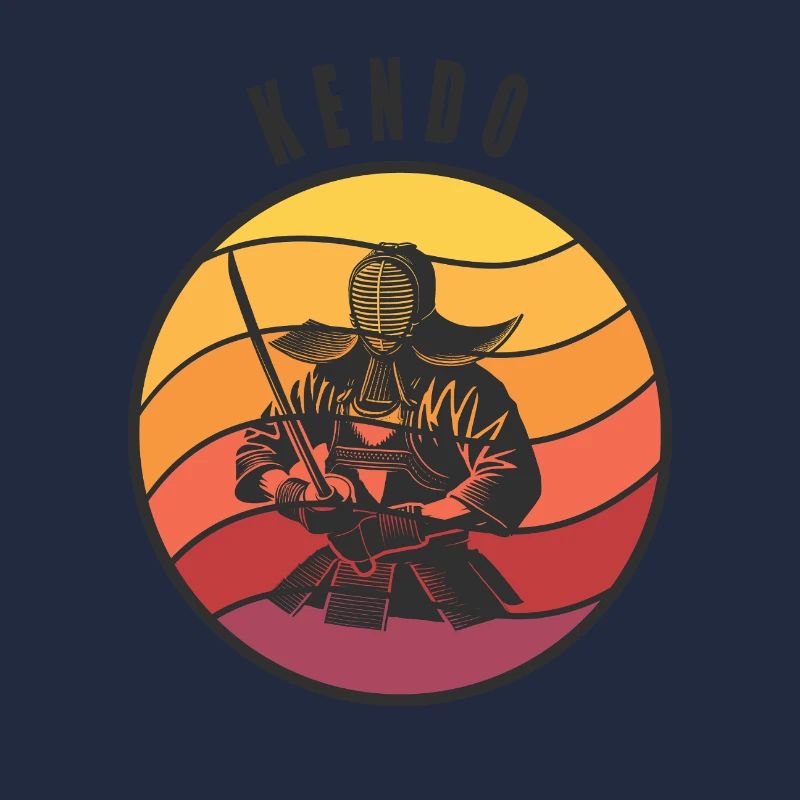 Retro Kendo Samurai Style