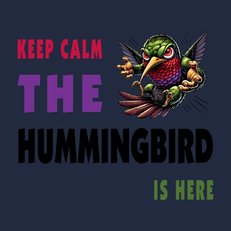 Keep calm - the hummingbird is here
