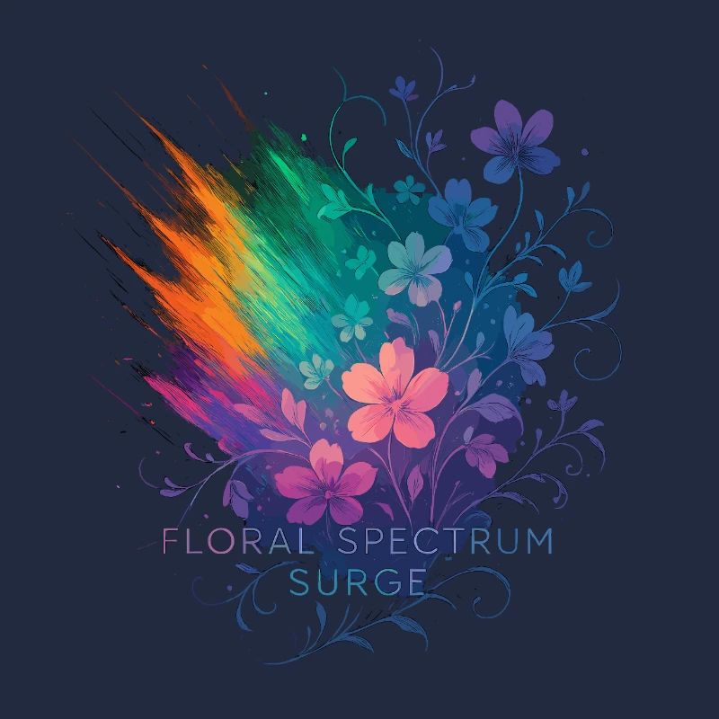 Farbspektrum-Blüte