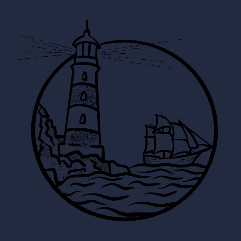 Leuchtturm Schiff