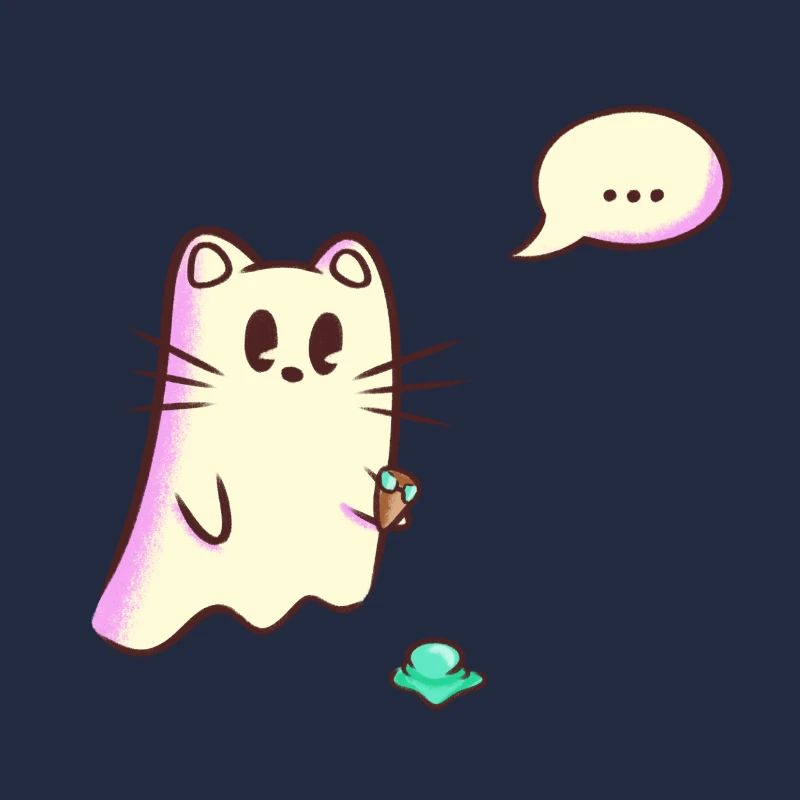 Ghost Cat Drops - Oops