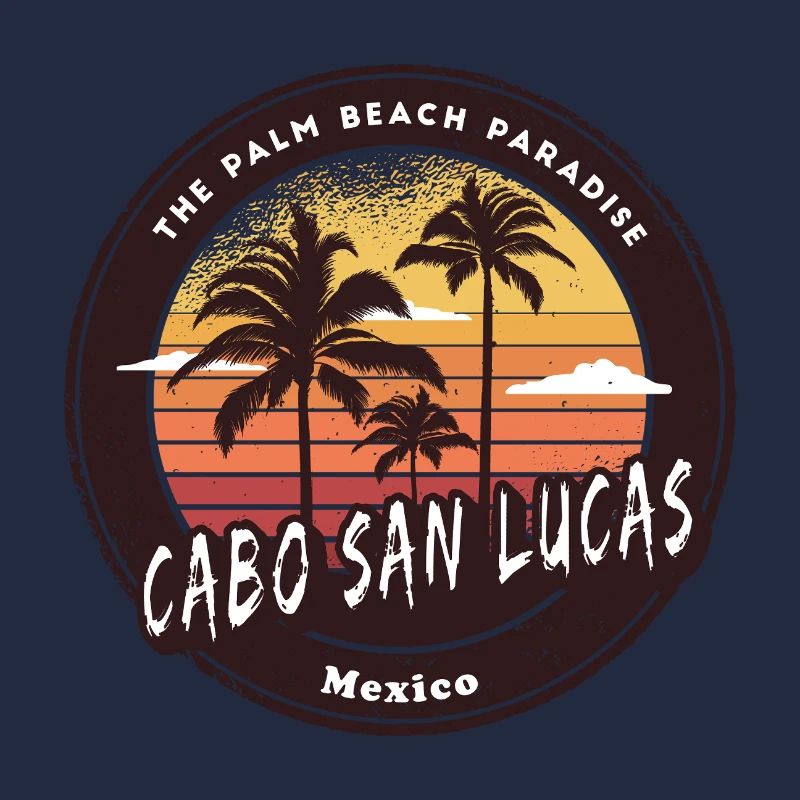 Cabo San Lucas Mexico Palm Trees Beach Design
