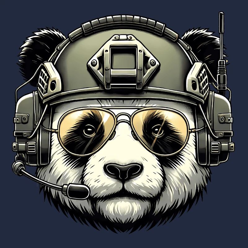 Panda Military Army Design