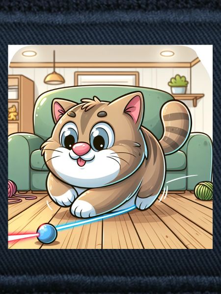 Verspielte Katze im Heim