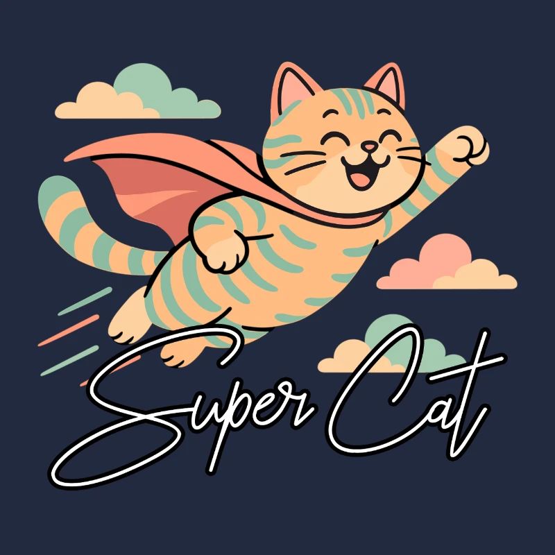 Super Katze Britisch Kurzhaar getigert Geschenk