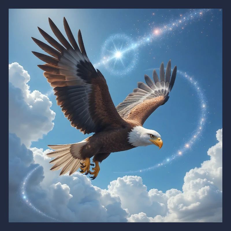 Krafttier Adler Majestätisch