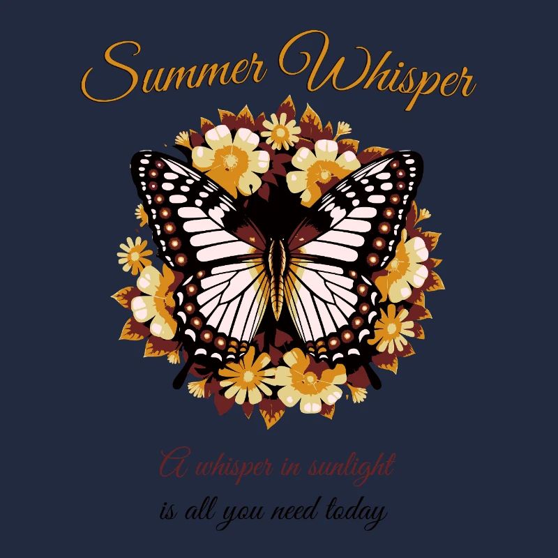 Conception de papillon de rêve d’été